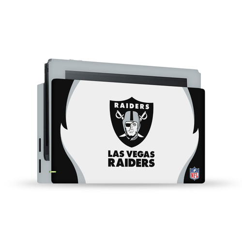 NFL Las Vegas Raiders Side Details Vinyl Sticker Skin Decal Cover for Nintendo Switch Console & Dock