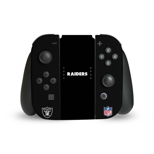 NFL Las Vegas Raiders Plain Vinyl Sticker Skin Decal Cover for Nintendo Switch Joy Controller