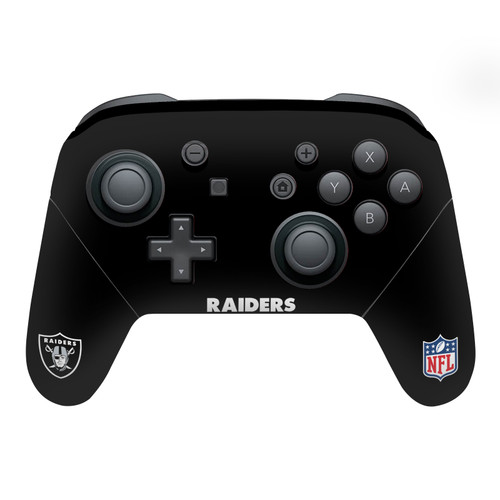 NFL Las Vegas Raiders Plain Vinyl Sticker Skin Decal Cover for Nintendo Switch Pro Controller