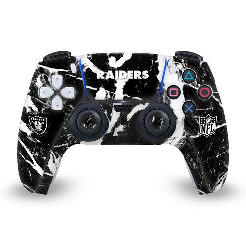 NFL Las Vegas Raiders Marble Vinyl Sticker Skin Decal Cover for Sony PS5 Sony DualSense Controller