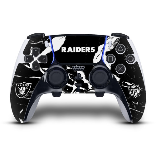 NFL Las Vegas Raiders Marble Vinyl Sticker Skin Decal Cover for Sony PS5 DualSense Edge Controller