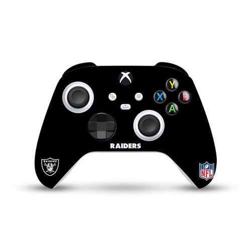 NFL Las Vegas Raiders Plain Vinyl Sticker Skin Decal Cover for Microsoft Xbox Series X / Series S Controller