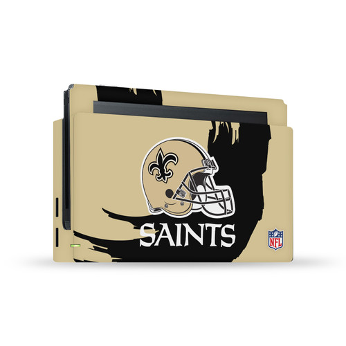NFL New Orleans Saints Sweep Stroke Vinyl Sticker Skin Decal Cover for Nintendo Switch Console & Dock