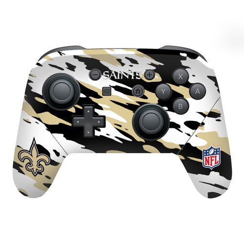 NFL New Orleans Saints Camou Vinyl Sticker Skin Decal Cover for Nintendo Switch Pro Controller