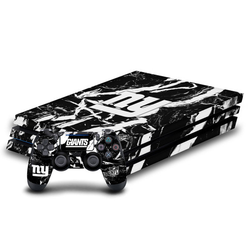 NFL New York Giants Marble Vinyl Sticker Skin Decal Cover for Sony PS4 Pro Bundle