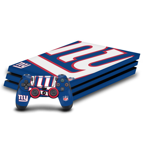 NFL New York Giants Oversize Vinyl Sticker Skin Decal Cover for Sony PS4 Pro Bundle