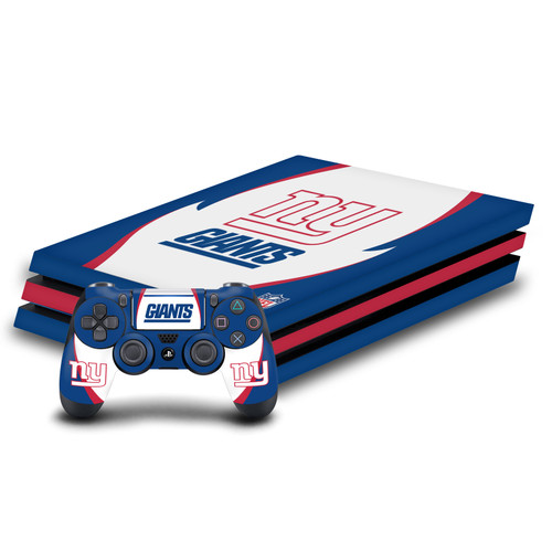 NFL New York Giants Side Details Vinyl Sticker Skin Decal Cover for Sony PS4 Pro Bundle