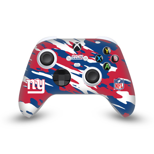 NFL New York Giants Camou Vinyl Sticker Skin Decal Cover for Microsoft Xbox Series X / Series S Controller