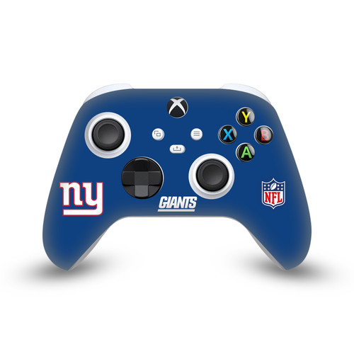 NFL New York Giants Plain Vinyl Sticker Skin Decal Cover for Microsoft Xbox Series X / Series S Controller