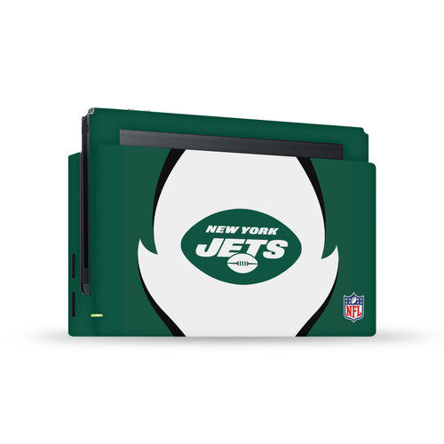NFL New York Jets Side Details Vinyl Sticker Skin Decal Cover for Nintendo Switch Console & Dock