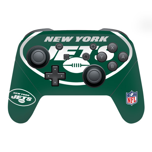 NFL New York Jets Oversize Vinyl Sticker Skin Decal Cover for Nintendo Switch Pro Controller
