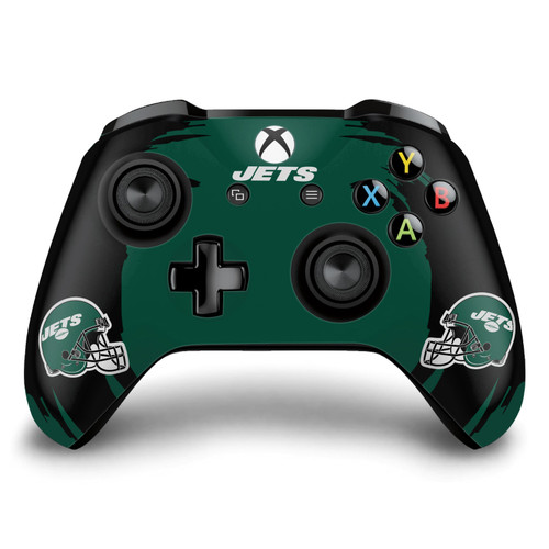 NFL New York Jets Sweep Stroke Vinyl Sticker Skin Decal Cover for Microsoft Xbox One S / X Controller