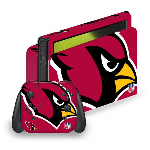 NFL Arizona Cardinals Oversized Vinyl Sticker Skin Decal Cover for Nintendo Switch OLED Bundle