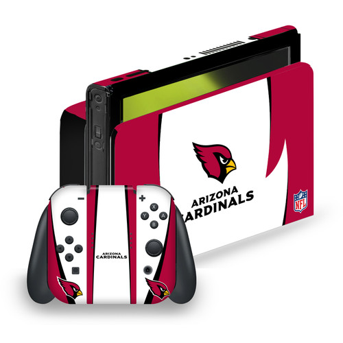 NFL Arizona Cardinals Side Details Vinyl Sticker Skin Decal Cover for Nintendo Switch OLED Bundle