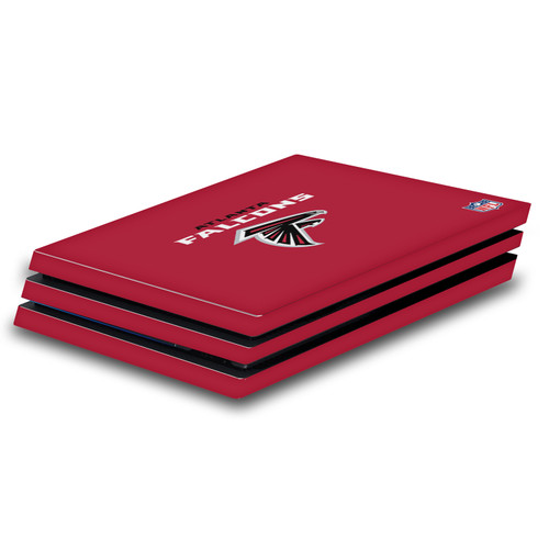 NFL Atlanta Falcons Plain Vinyl Sticker Skin Decal Cover for Sony PS4 Pro Console