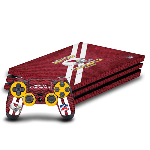 NFL Team 1 Arizona Cardinals Vinyl Sticker Skin Decal Cover for Sony PS4 Pro Bundle