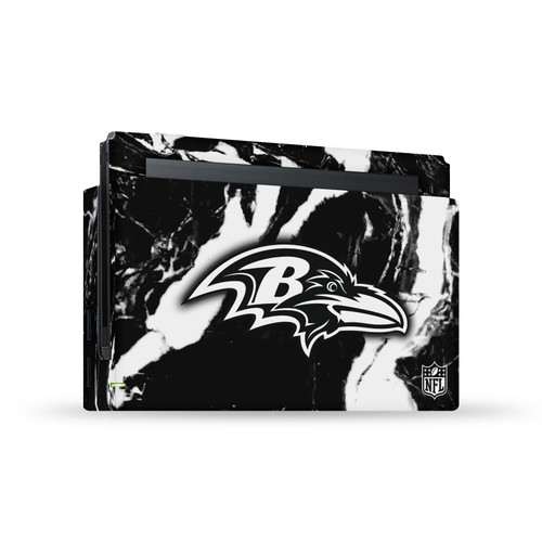 NFL Baltimore Ravens Marble Vinyl Sticker Skin Decal Cover for Nintendo Switch Console & Dock