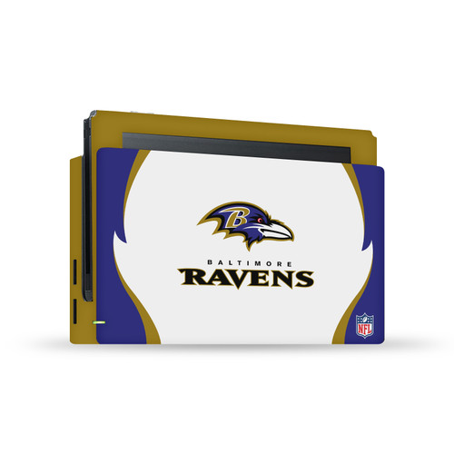 NFL Baltimore Ravens Side Details Vinyl Sticker Skin Decal Cover for Nintendo Switch Console & Dock