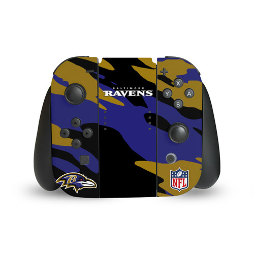NFL Baltimore Ravens Camou Vinyl Sticker Skin Decal Cover for Nintendo Switch Joy Controller