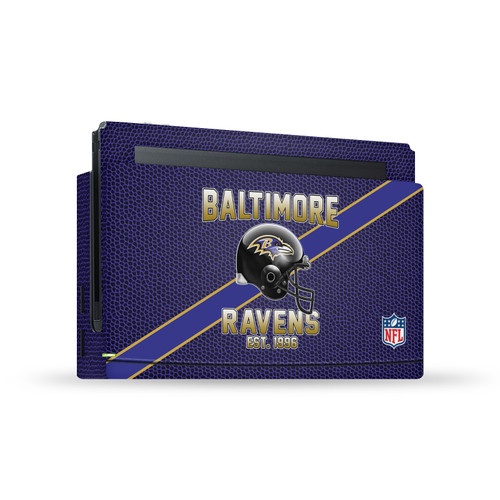 NFL Team 1 Baltimore Ravens Vinyl Sticker Skin Decal Cover for Nintendo Switch Console & Dock