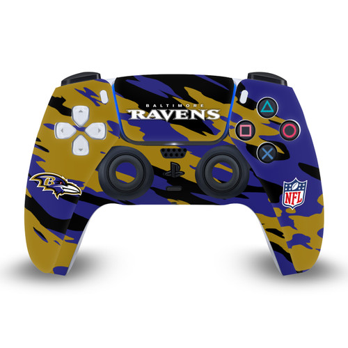 NFL Baltimore Ravens Camou Vinyl Sticker Skin Decal Cover for Sony PS5 Sony DualSense Controller