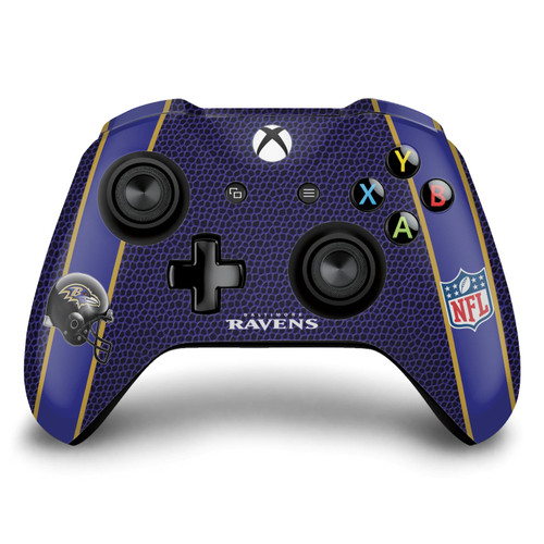 NFL Team 1 Baltimore Ravens Vinyl Sticker Skin Decal Cover for Microsoft Xbox One S / X Controller