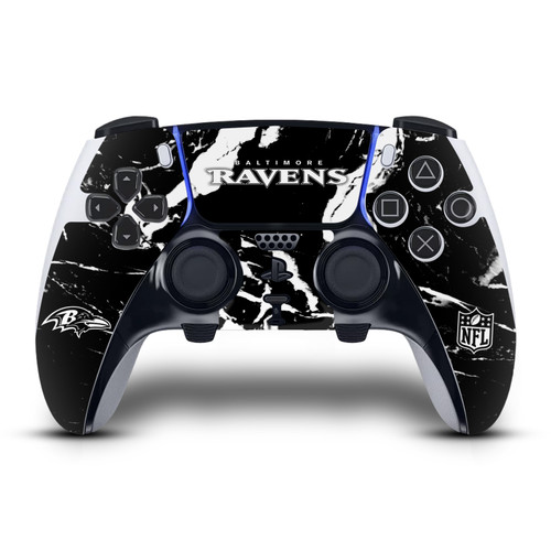 NFL Baltimore Ravens Marble Vinyl Sticker Skin Decal Cover for Sony PS5 DualSense Edge Controller