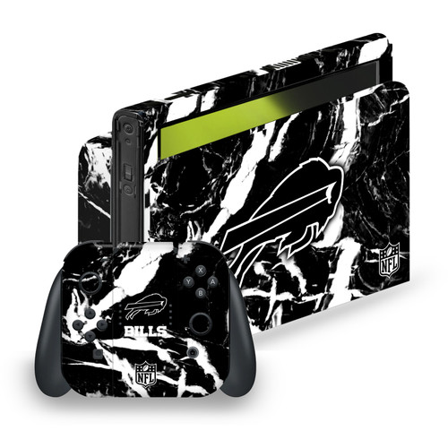 NFL Buffalo Bills Marble Vinyl Sticker Skin Decal Cover for Nintendo Switch OLED Bundle