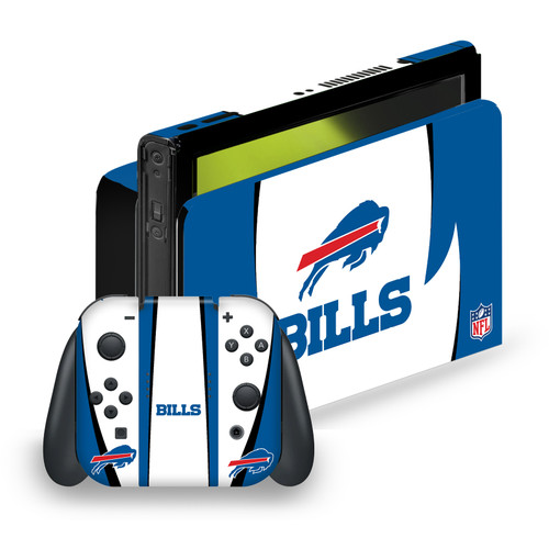NFL Buffalo Bills Side Details Vinyl Sticker Skin Decal Cover for Nintendo Switch OLED Bundle