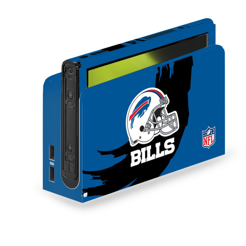 NFL Buffalo Bills Sweep Stroke Vinyl Sticker Skin Decal Cover for Nintendo Switch OLED Bundle