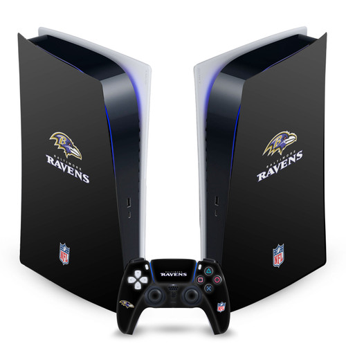 NFL Baltimore Ravens Plain Vinyl Sticker Skin Decal Cover for Sony PS5 Digital Edition Bundle