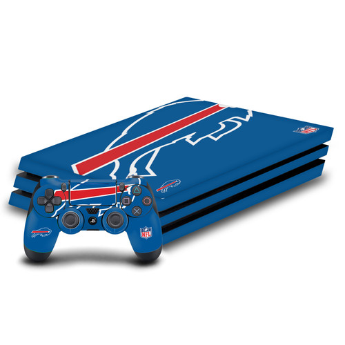 NFL Buffalo Bills Oversize Vinyl Sticker Skin Decal Cover for Sony PS4 Pro Bundle