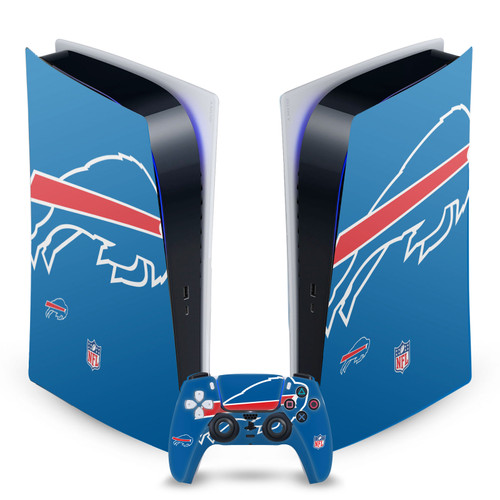 NFL Buffalo Bills Oversize Vinyl Sticker Skin Decal Cover for Sony PS5 Digital Edition Bundle