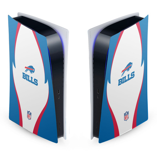 NFL Buffalo Bills Side Details Vinyl Sticker Skin Decal Cover for Sony PS5 Digital Edition Console
