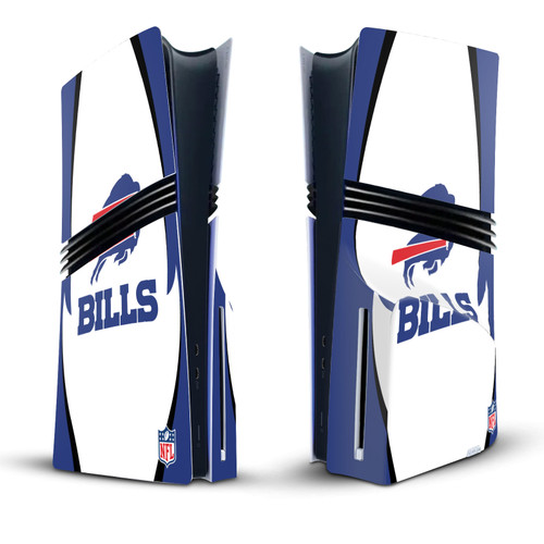 NFL Buffalo Bills Side Details Vinyl Sticker Skin Decal Cover for Sony PS5 Pro Disc Edition Bundle