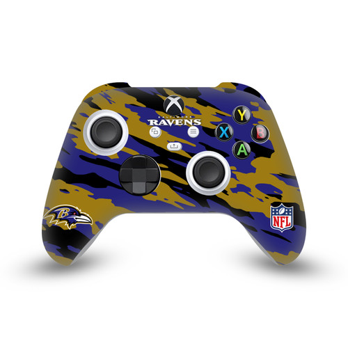 NFL Baltimore Ravens Camou Vinyl Sticker Skin Decal Cover for Microsoft Xbox Series X / Series S Controller