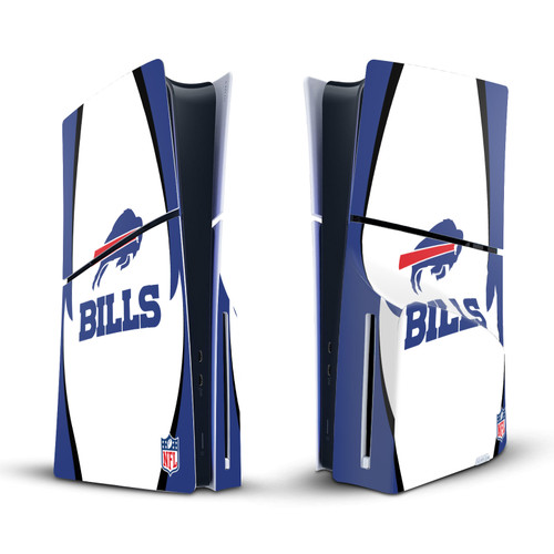 NFL Buffalo Bills Side Details Vinyl Sticker Skin Decal Cover for Sony PS5 Slim Disc Edition Bundle