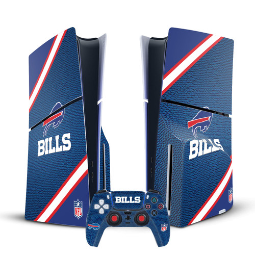 NFL Buffalo Bills Logo Art Vinyl Sticker Skin Decal Cover for Sony PS5 Slim Disc Edition Bundle