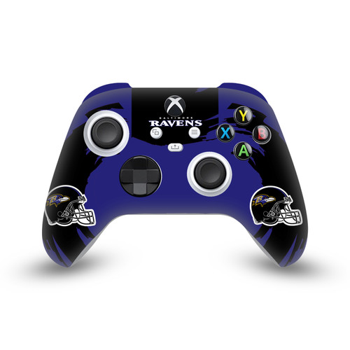 NFL Baltimore Ravens Sweep Stroke Vinyl Sticker Skin Decal Cover for Microsoft Xbox Series X / Series S Controller