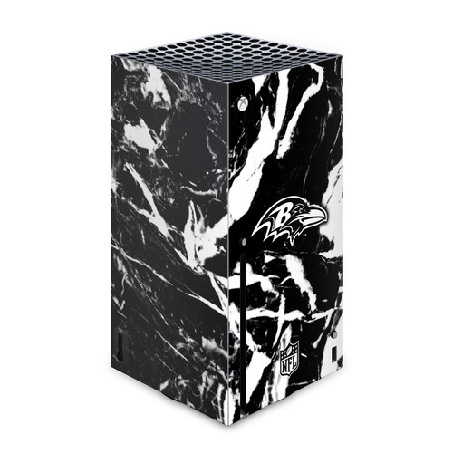 NFL Baltimore Ravens Marble Vinyl Sticker Skin Decal Cover for Microsoft Xbox Series X