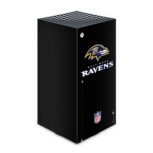 NFL Baltimore Ravens Plain Vinyl Sticker Skin Decal Cover for Microsoft Xbox Series X