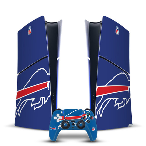 NFL Buffalo Bills Oversize Vinyl Sticker Skin Decal Cover for Sony PS5 Slim Digital Edition Bundle