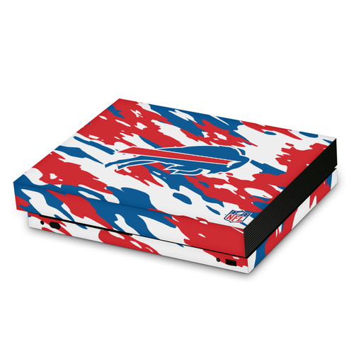 NFL Buffalo Bills Camou Vinyl Sticker Skin Decal Cover for Microsoft Xbox One X Console