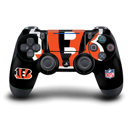 NFL Cincinnati Bengals Oversize Vinyl Sticker Skin Decal Cover for Sony DualShock 4 Controller