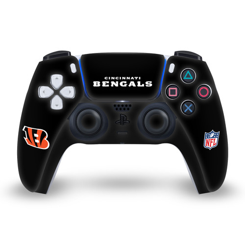 NFL Cincinnati Bengals Plain Vinyl Sticker Skin Decal Cover for Sony PS5 Sony DualSense Controller