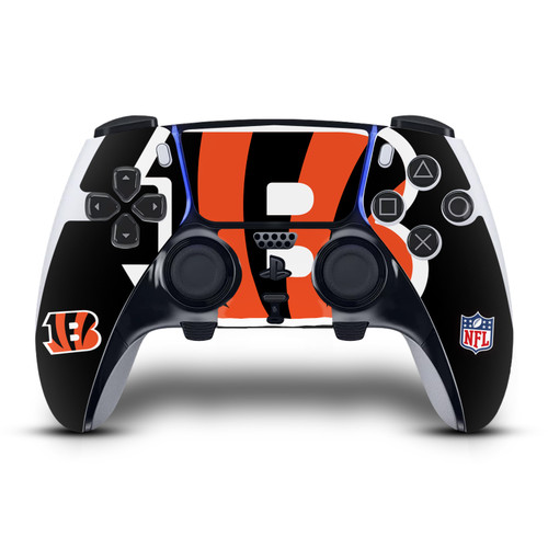 NFL Cincinnati Bengals Oversize Vinyl Sticker Skin Decal Cover for Sony PS5 DualSense Edge Controller