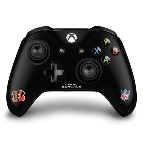 NFL Cincinnati Bengals Plain Vinyl Sticker Skin Decal Cover for Microsoft Xbox One S / X Controller