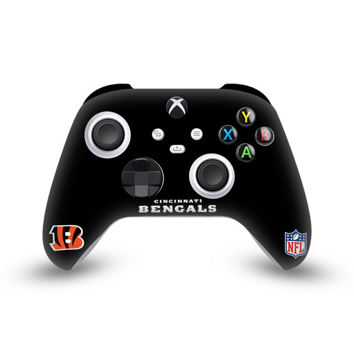 NFL Cincinnati Bengals Plain Vinyl Sticker Skin Decal Cover for Microsoft Xbox Series X / Series S Controller