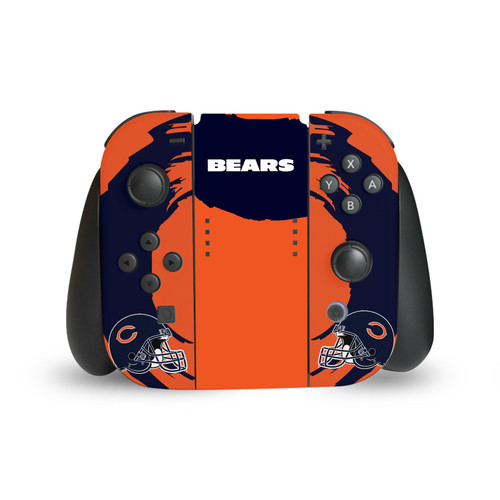 NFL Chicago Bears Sweep Stroke Vinyl Sticker Skin Decal Cover for Nintendo Switch Joy Controller