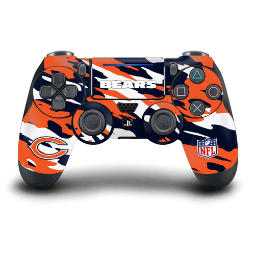 NFL Chicago Bears Camou Vinyl Sticker Skin Decal Cover for Sony DualShock 4 Controller